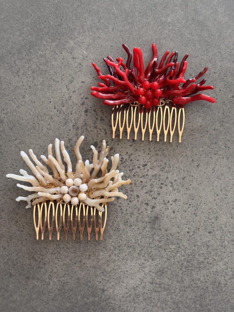 Peinecillas flamenca coralinas