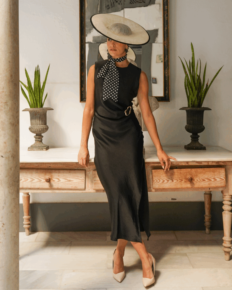 Vestido evasé martina
