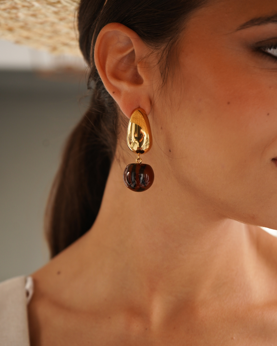 Pendientes cereza