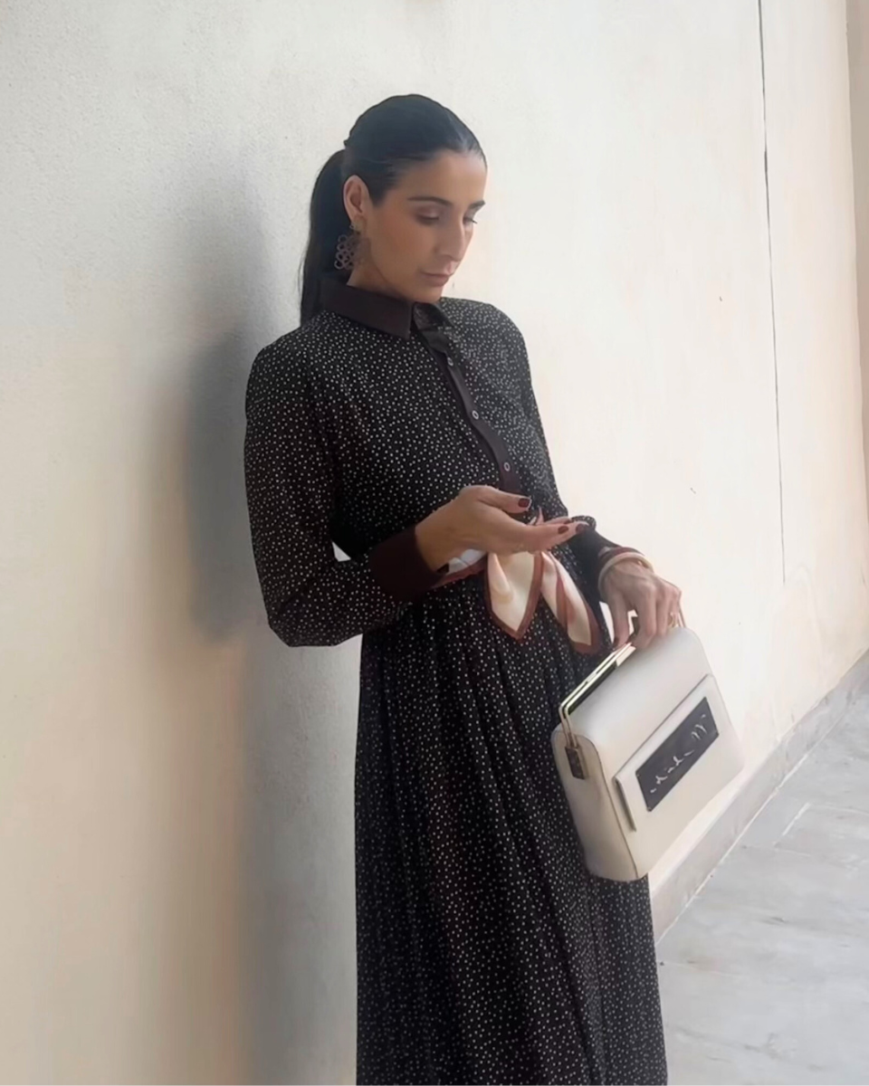 Vestido lunares