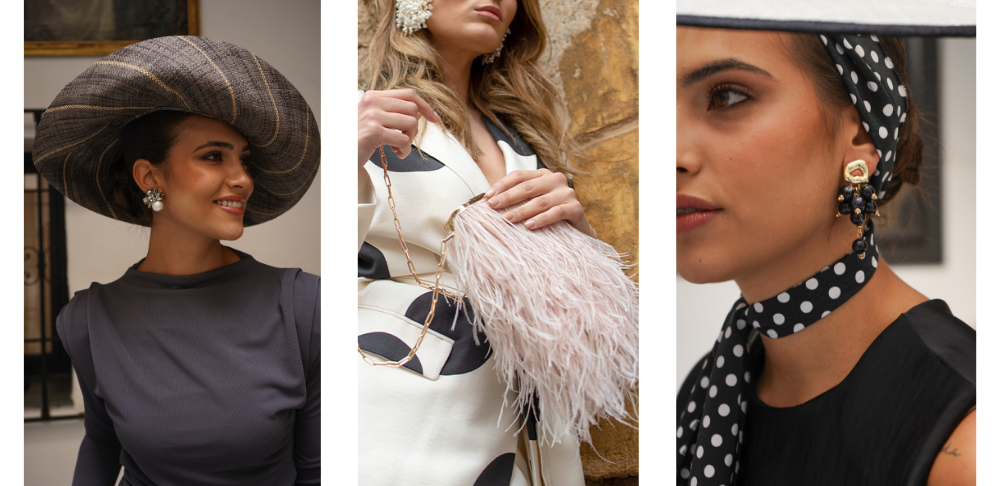 Sombreros y pendientes de Mibúh